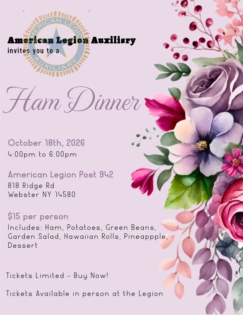 Ham Dinner -101226