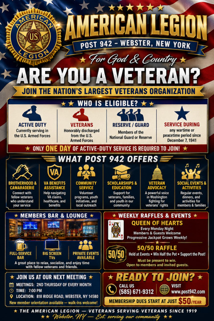 post 942 flyer